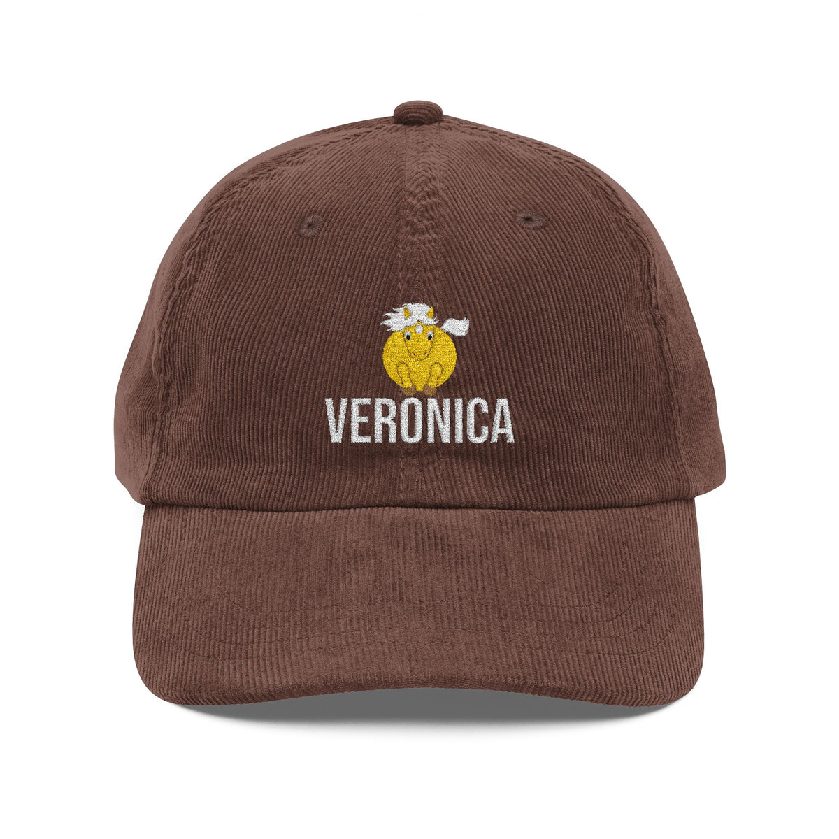 Personalized Embroidered Palomino Plenty Good Ponies Corduroy Hat
