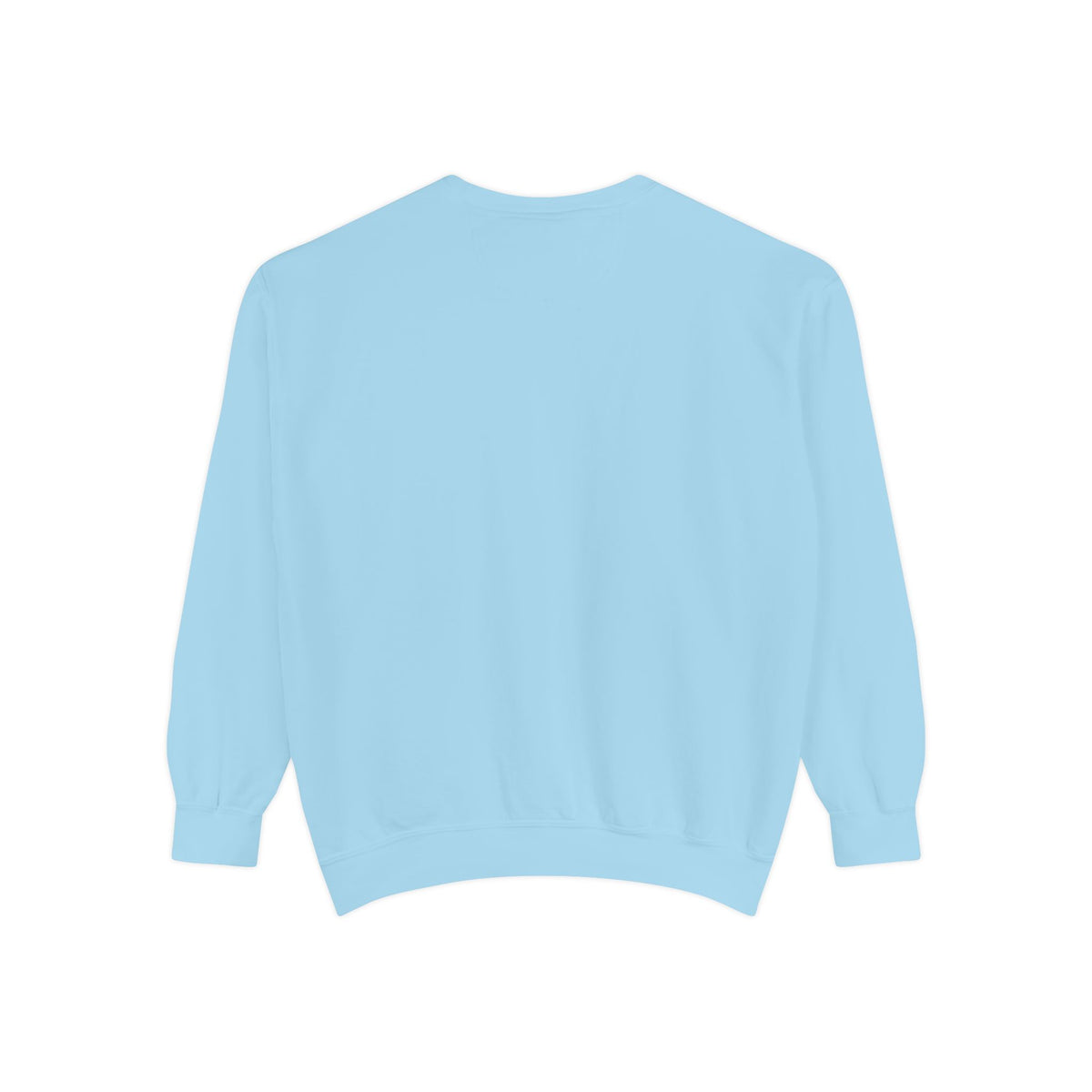 Minimal White Sweatshirt with Subtle Monogram Pocket Graphic