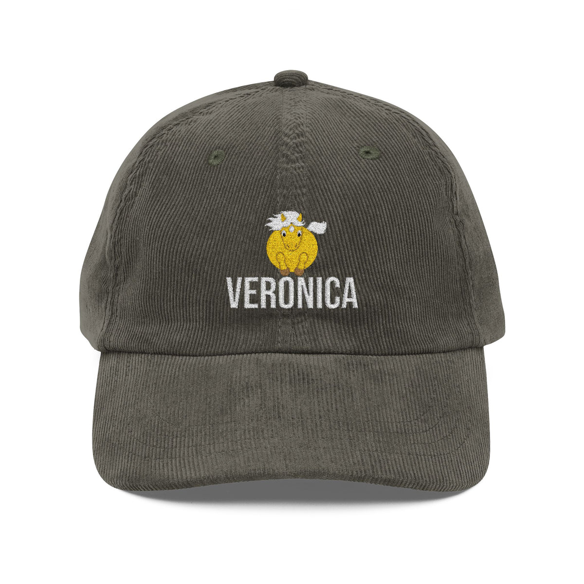 Personalized Embroidered Palomino Plenty Good Ponies Corduroy Hat