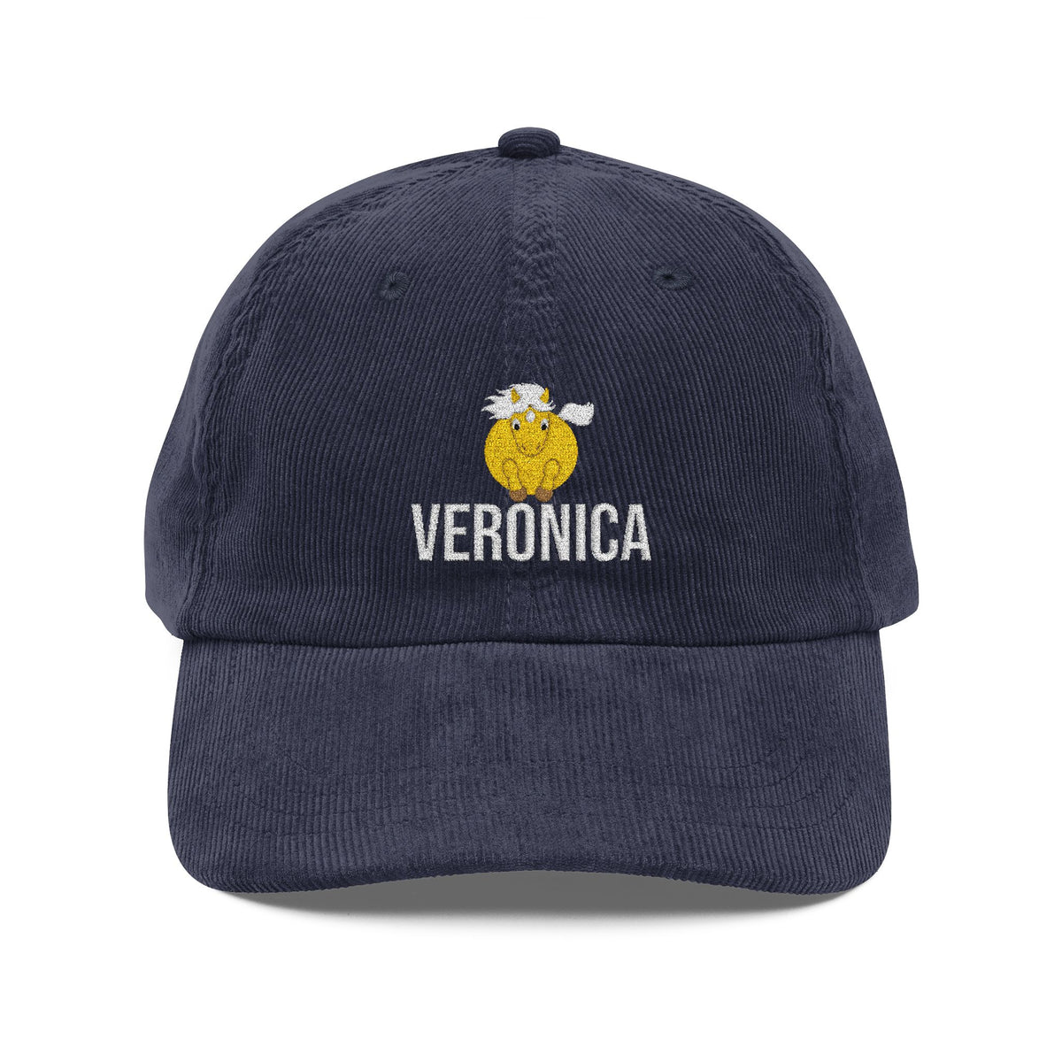 Personalized Embroidered Palomino Plenty Good Ponies Corduroy Hat
