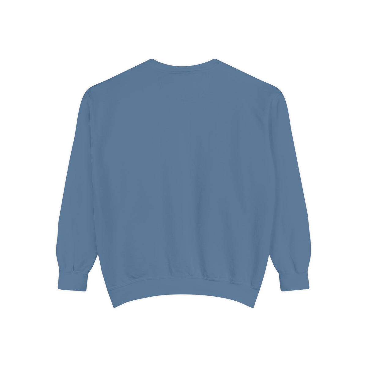 Minimal White Sweatshirt with Subtle Monogram Pocket Graphic